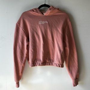 🌸Pink New York Quote Pullover Hoodie Size 18 Womens🌸